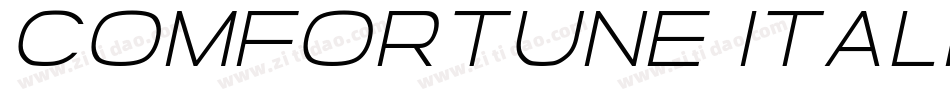 Comfortune Italic字体转换